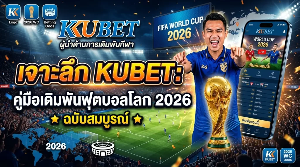 เจาะลึก KUBET: คู่มือเดิมพันฟุตบอลโลก 2026 ฉบับสมบูรณ์